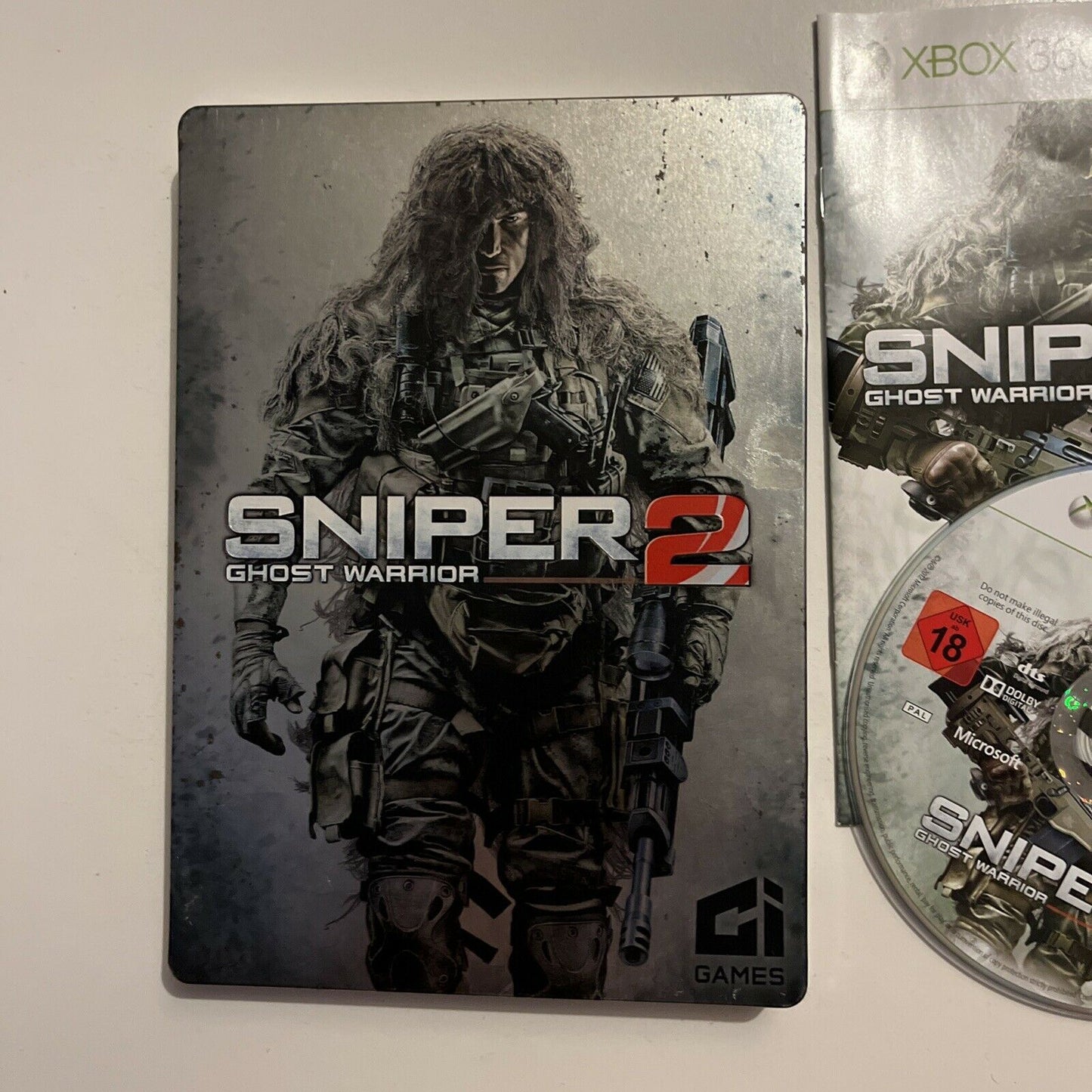 Sniper 2: Ghost Warrior - Steelbook Edition Xbox 360 With Manual PAL