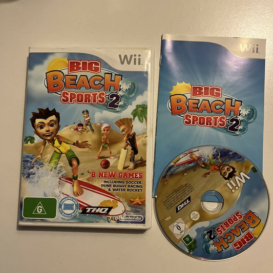 Big Beach Sports 2 Nintendo Wii Game Complete With Manual PAL