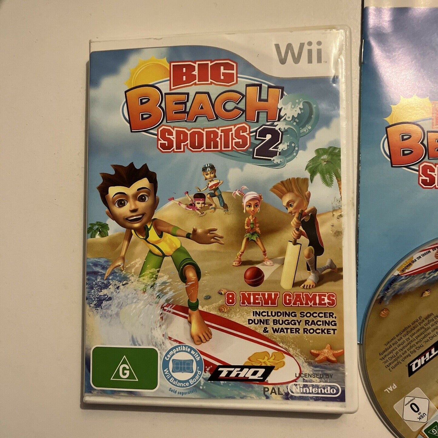 Big Beach Sports 2 Nintendo Wii Game Complete With Manual PAL