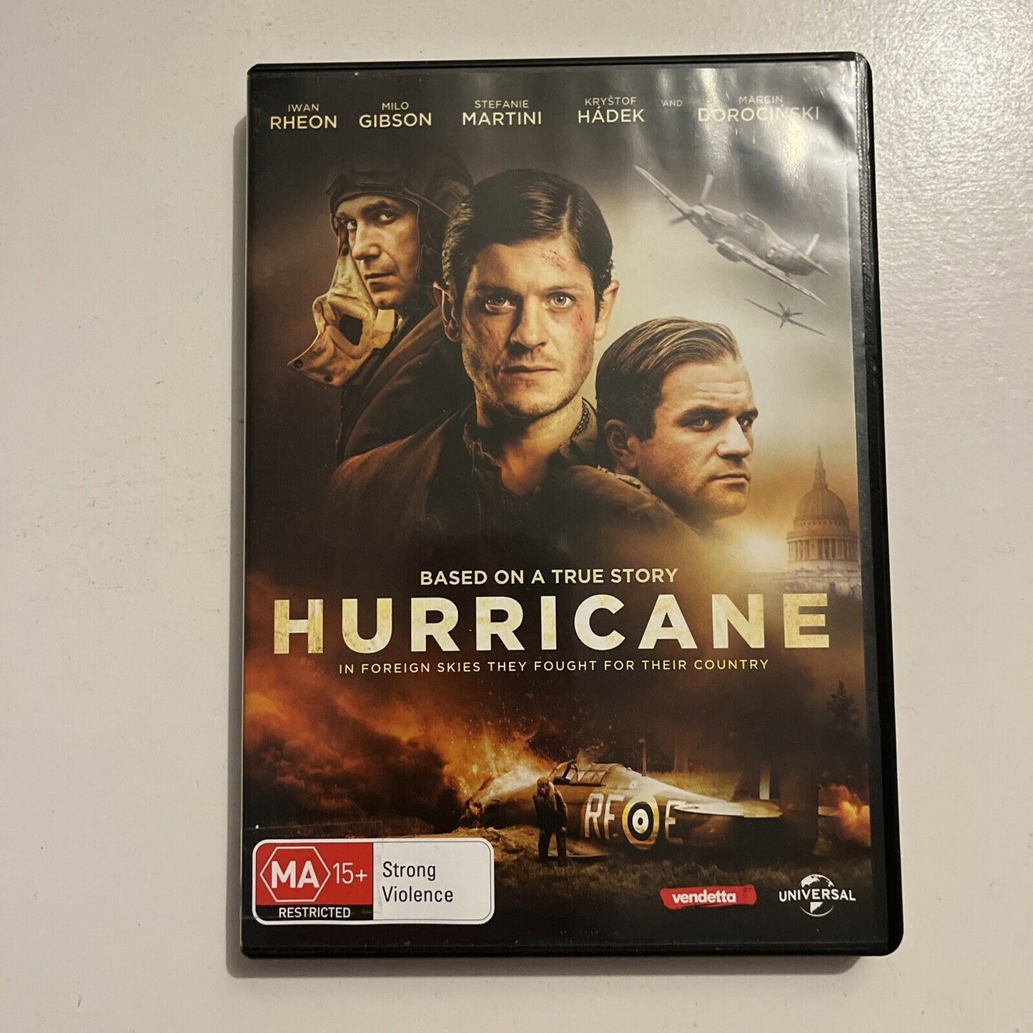 Hurricane (DVD, 2018) MILO Gibson, Iwan Rheon, Emily Wyatt Region 4