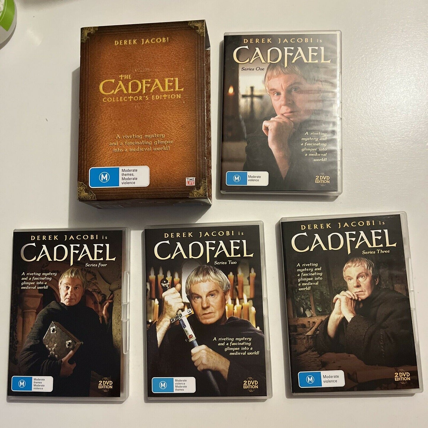 The Cadfael - Collector's Edition (DVD, 2009, 8-Disc) Derek Jacobi. Region 4