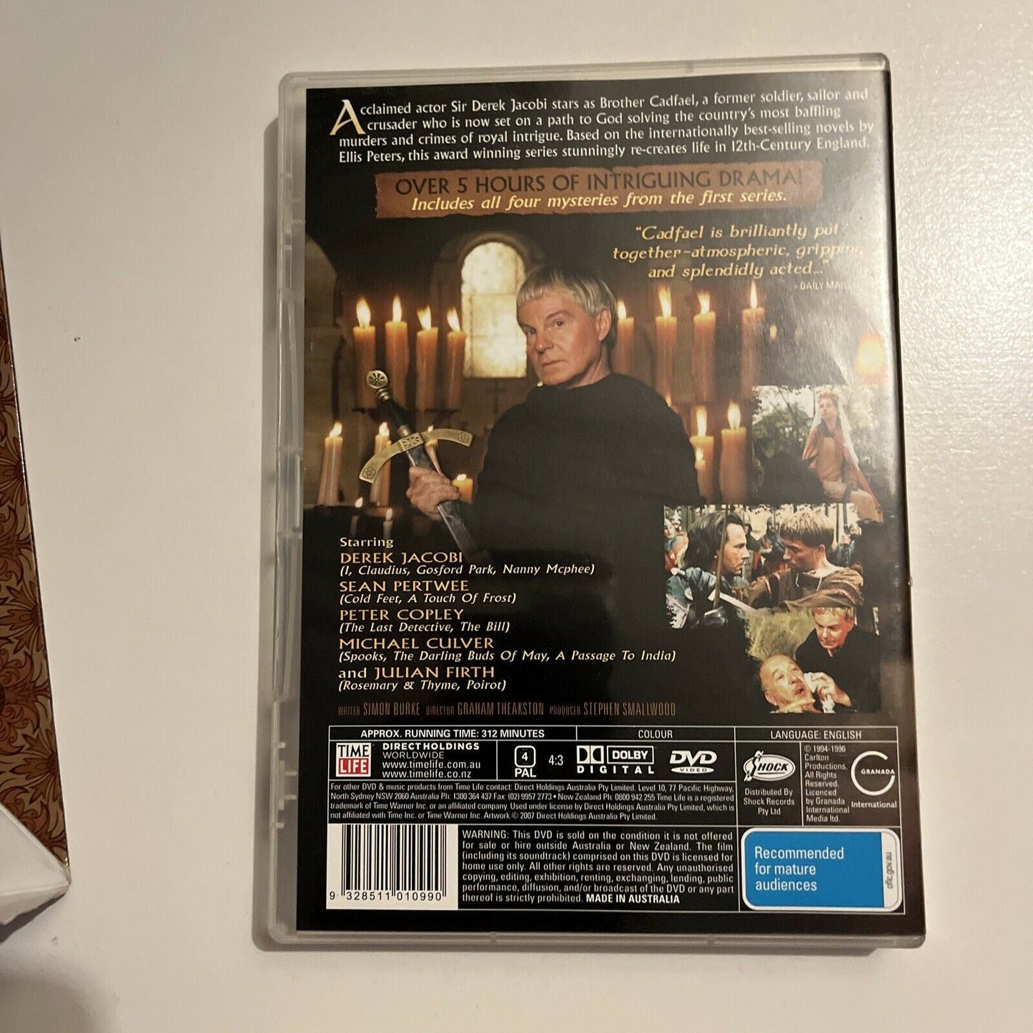 The Cadfael - Collector's Edition (DVD, 2009, 8-Disc) Derek Jacobi. Region 4