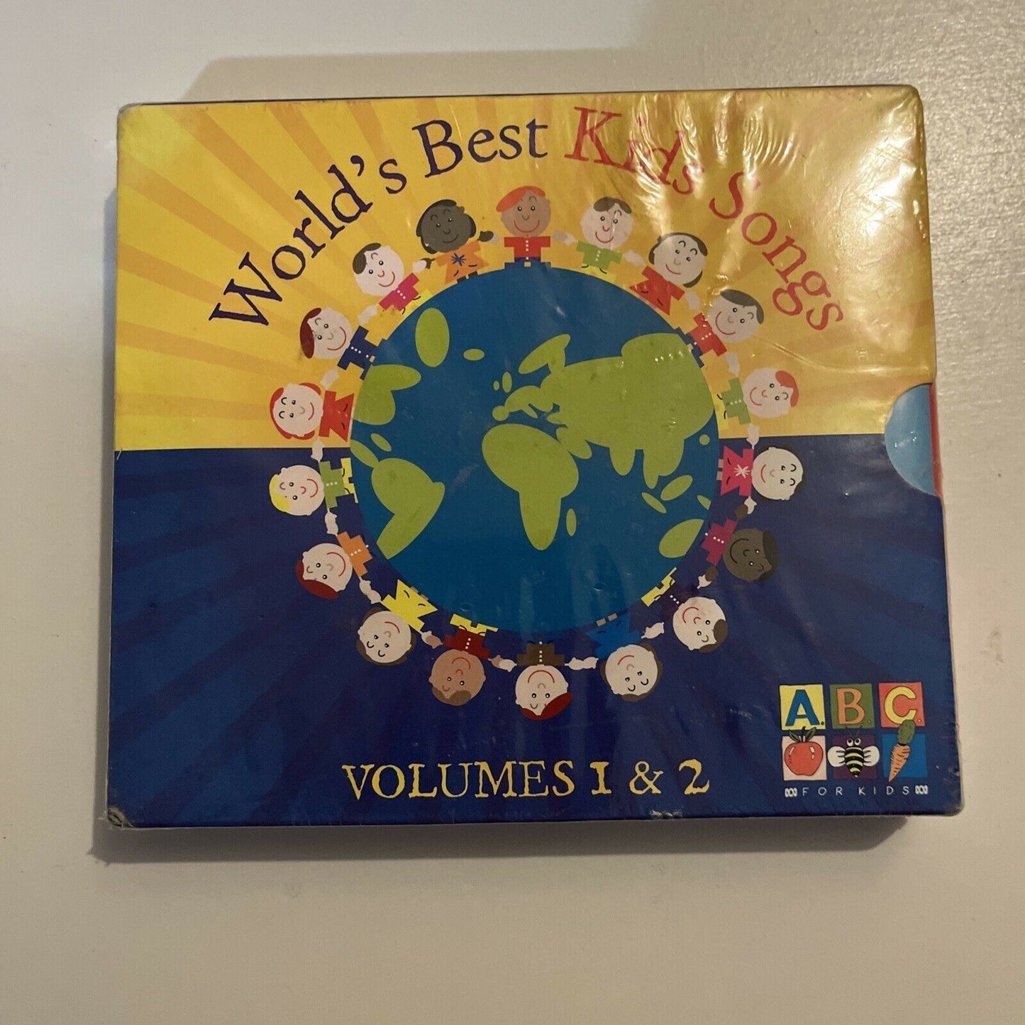 *New* ABC For Kids: World's Best Kids Songs - Volume 1 & 2 (CD, 2008, 2-Disc)