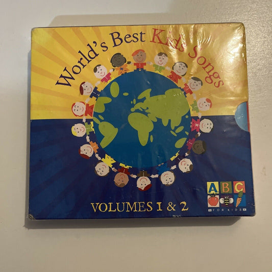 *New* ABC For Kids: World's Best Kids Songs - Volume 1 & 2 (CD, 2008, 2-Disc)