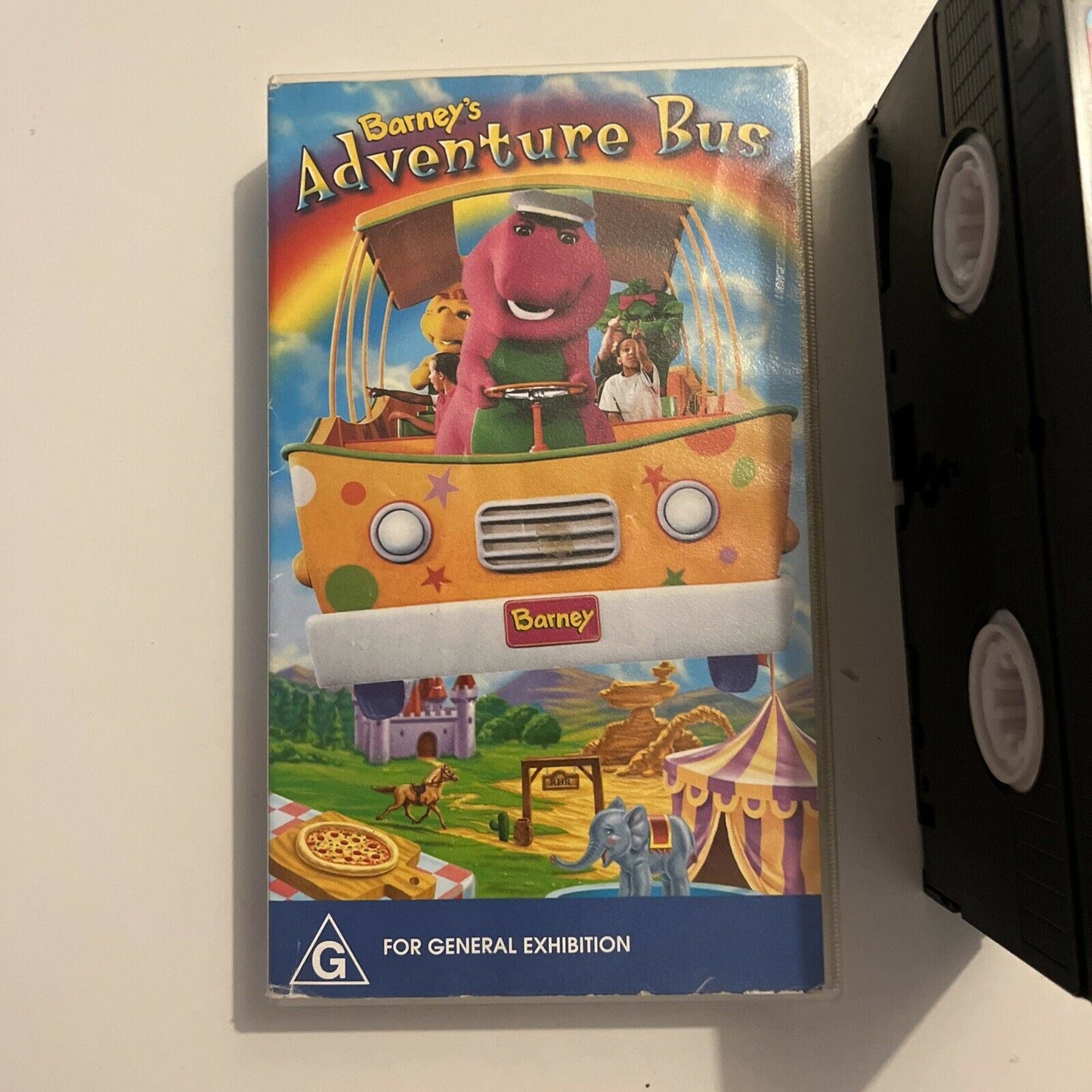 Barney’s Adventure Bus - Featuring 17 Favourite Barney Songs (VHS, 1998) PAL