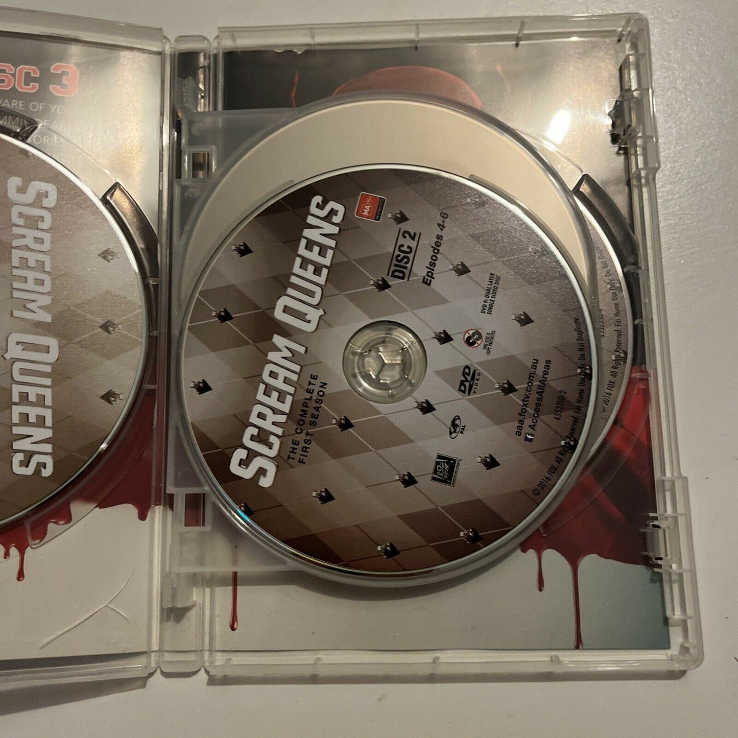 Scream Queens : Season 1 (DVD, 2016, 4-Disc Set) Region 4