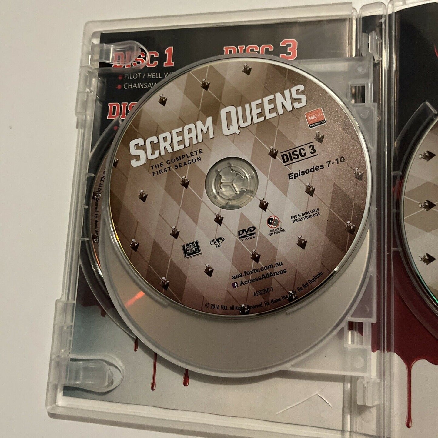 Scream Queens : Season 1 (DVD, 2016, 4-Disc Set) Region 4