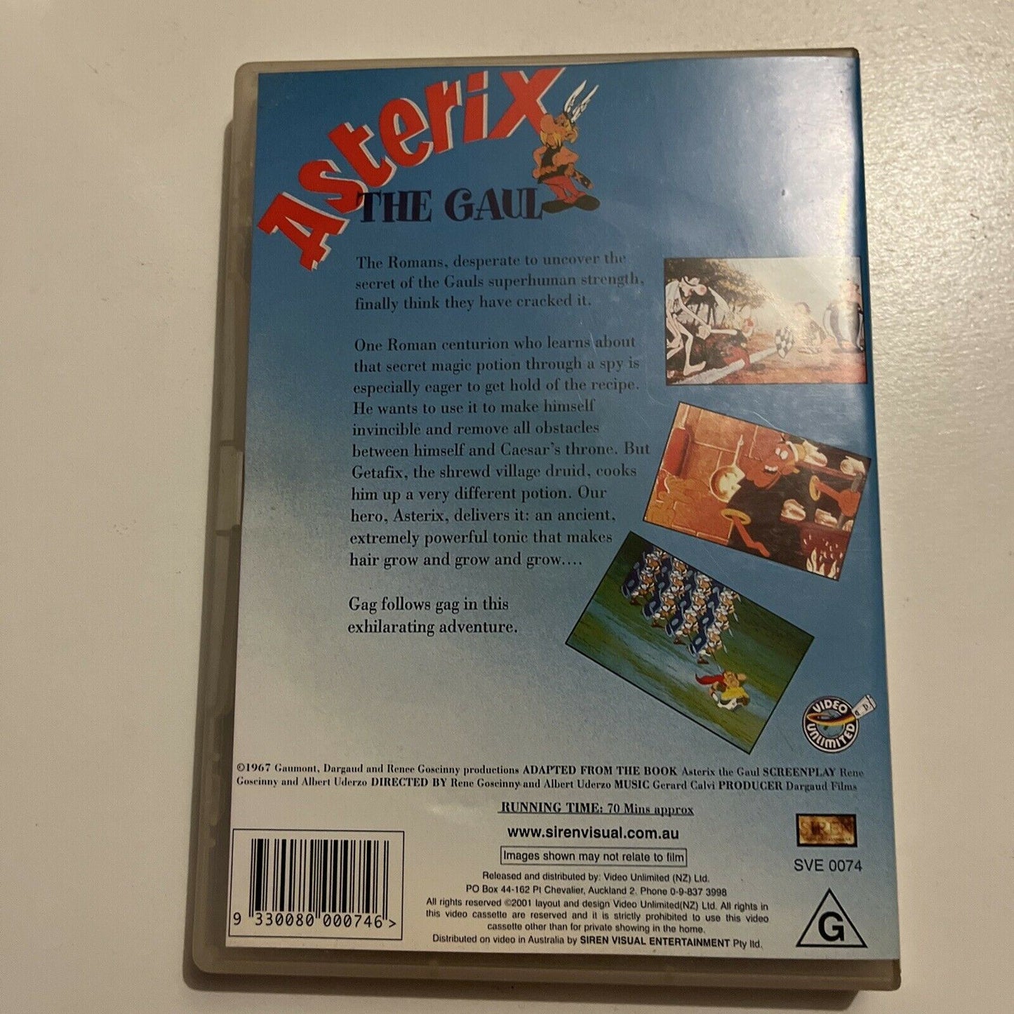 Asterix The Gaul (DVD, 1967) All Regions