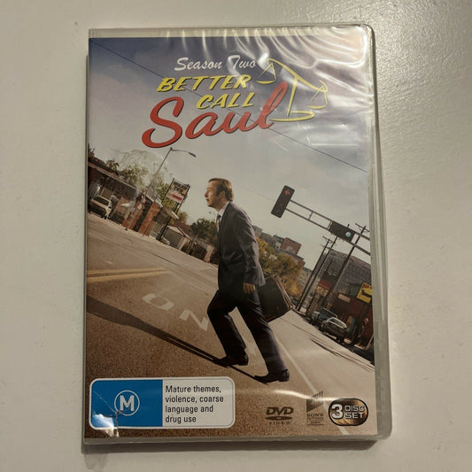 Better Call Saul : Season 2 (DVD, 2016, 3-Disc Set) Region 4&2