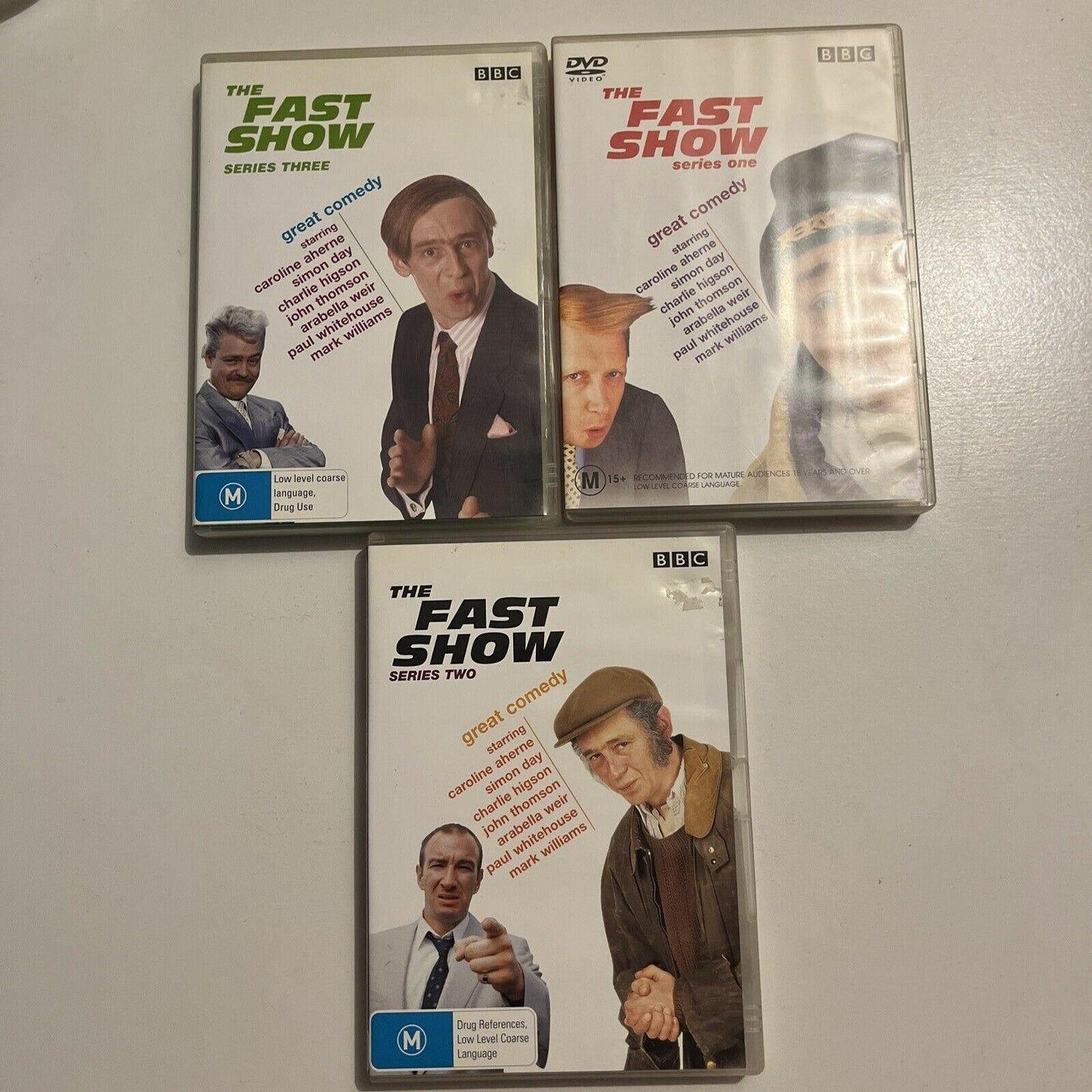 The Fast Show : The Complete Series 1,2,3 (DVD, 1997, 4-Disc) Region 4