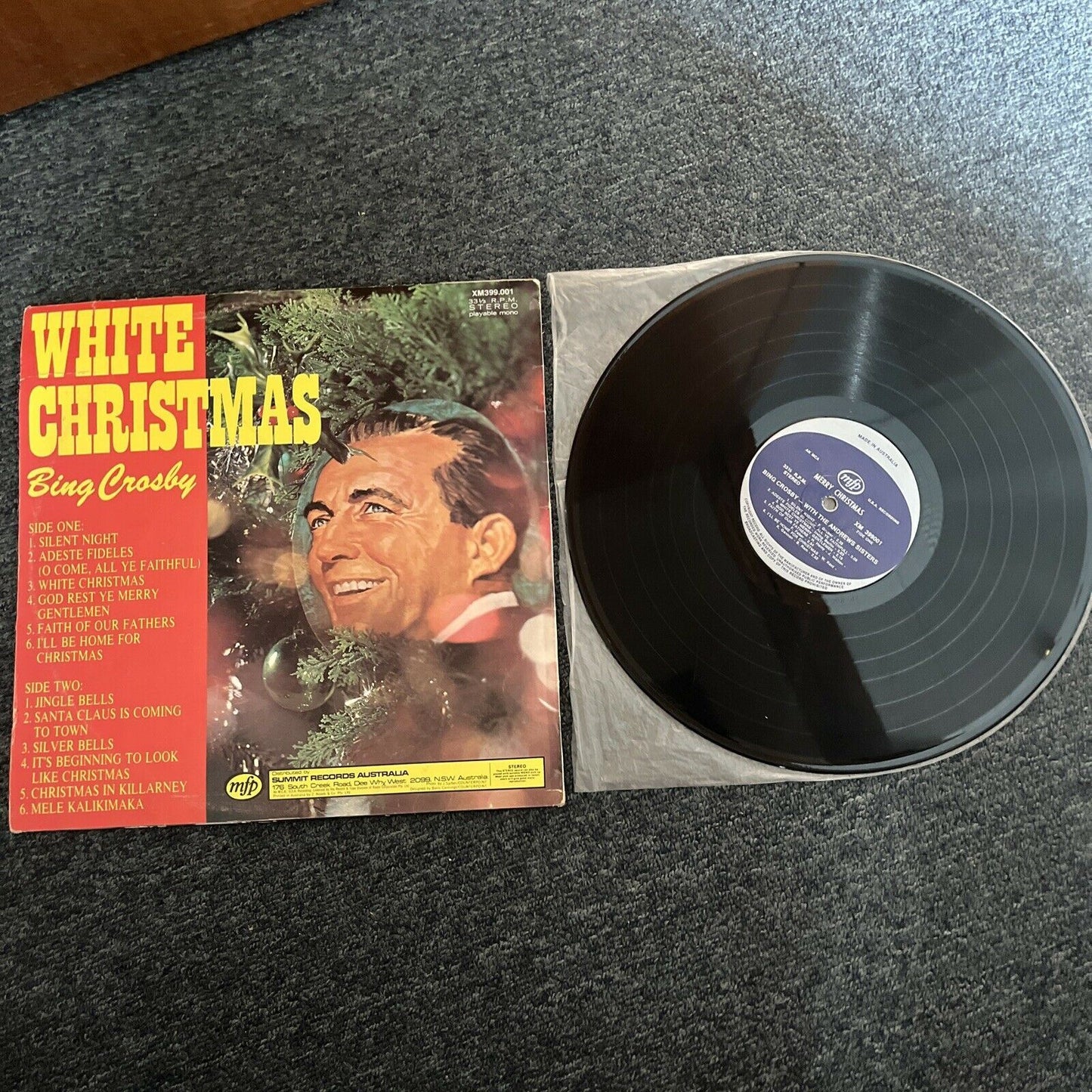 Bing Crosby - White Christmas (Vinyl LP Record) XM 399001