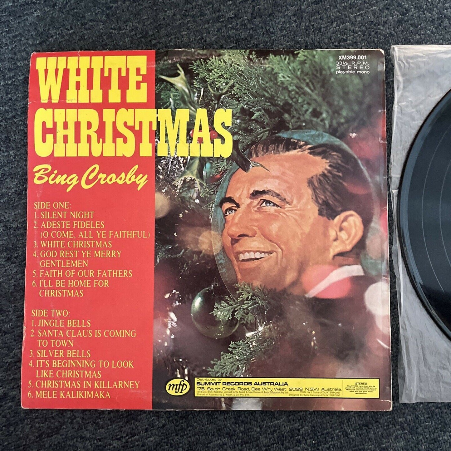 Bing Crosby - White Christmas (Vinyl LP Record) XM 399001