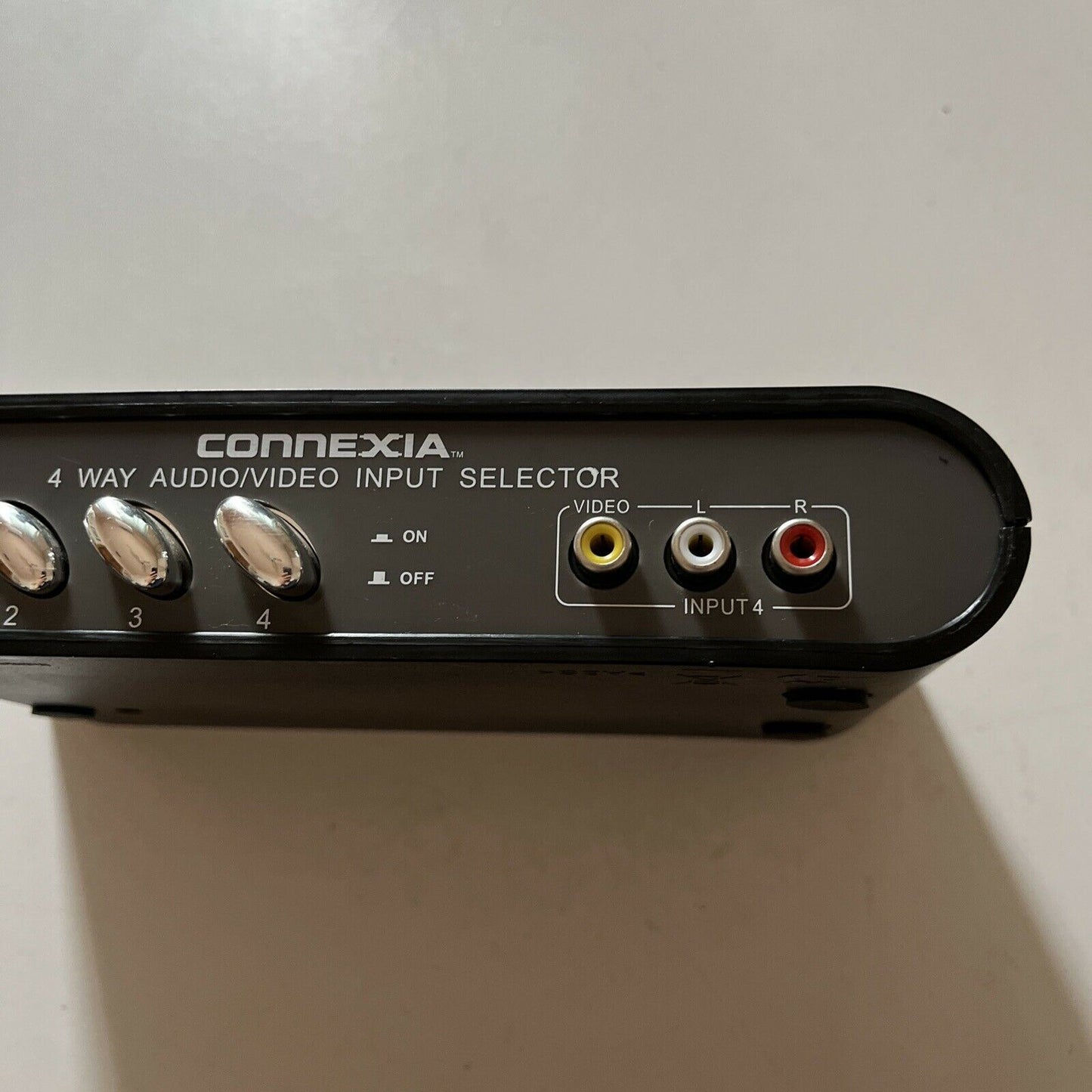 Connexia 4-Way Audio/Video Input Selector