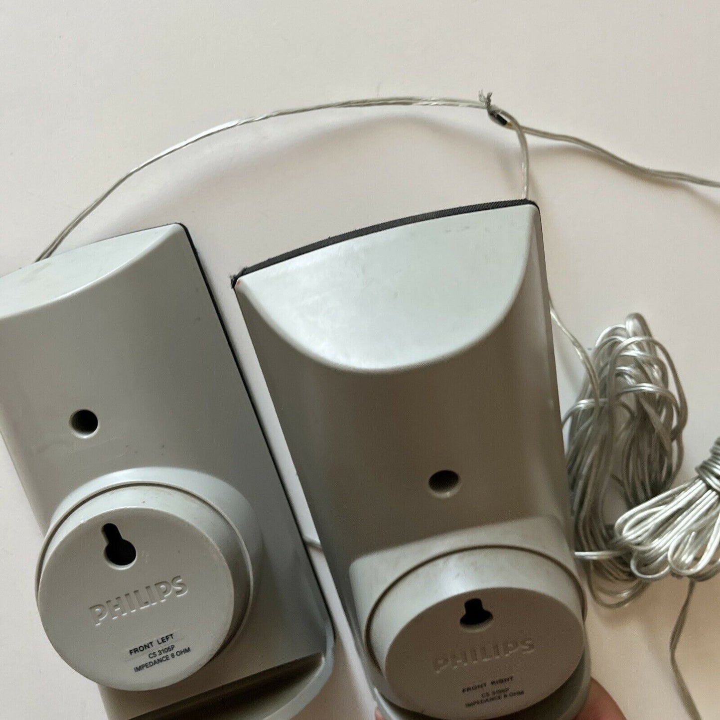 2x Panasonic CS 3105P Front Left & Right Speakers Impedance 8OHM