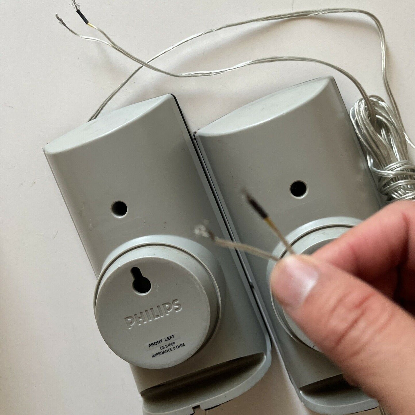 2x Panasonic CS 3105P Front Left & Right Speakers Impedance 8OHM