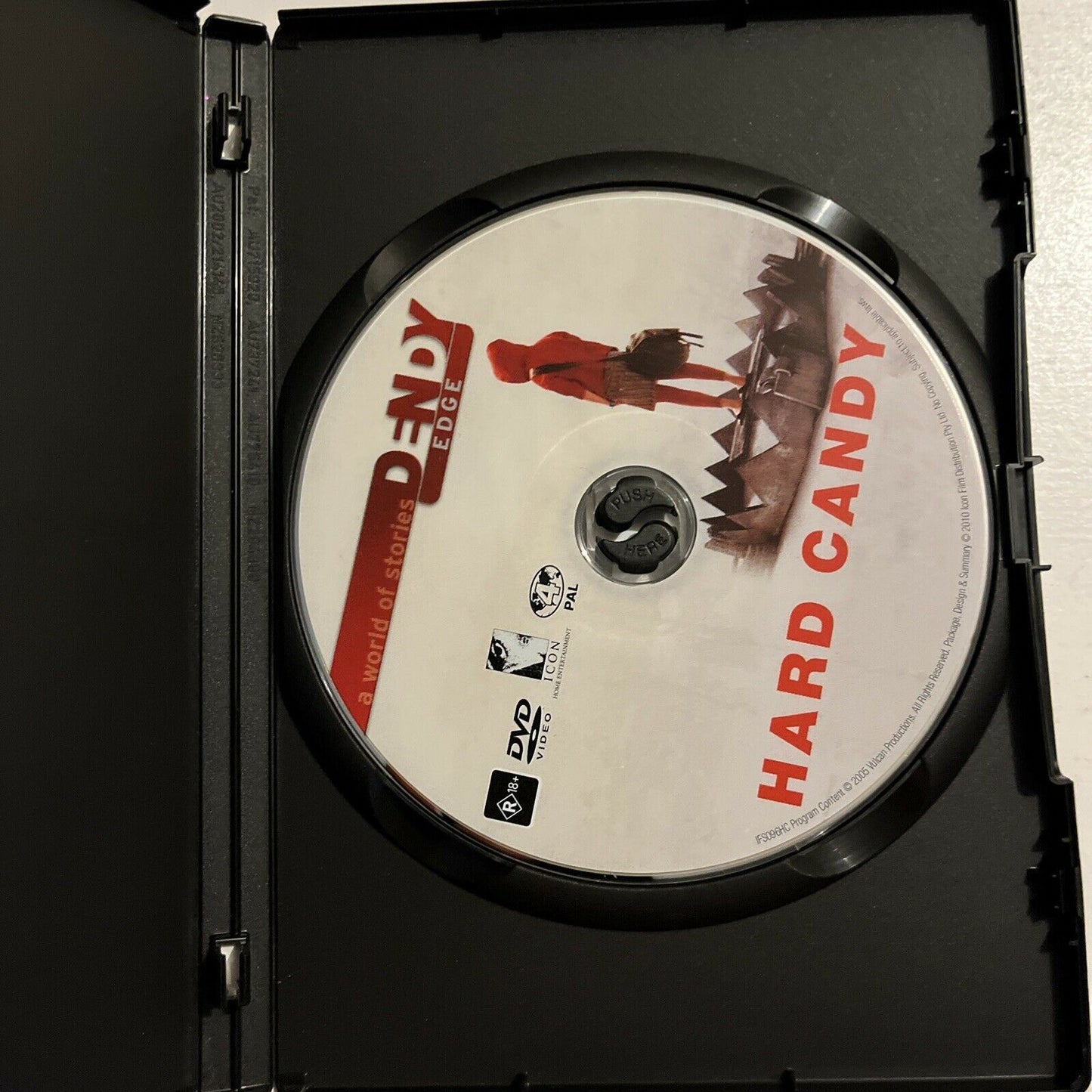 Hard Candy (DVD, 2005) Patrick Wilson, Elliot Page, Sandra Oh. Region 4