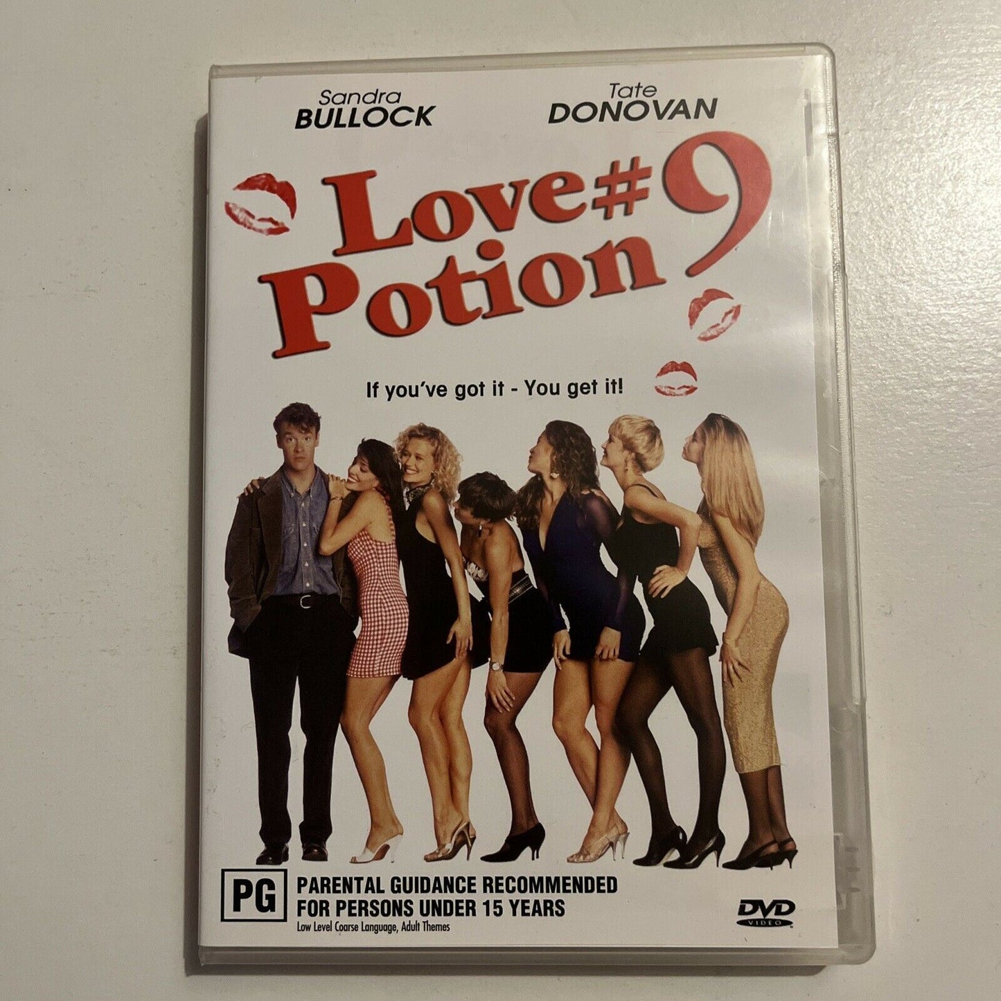 Love Potion No. 9 (DVD, 1992) Tate Donovan, Sandra Bullock. Comedy Film.Region 4