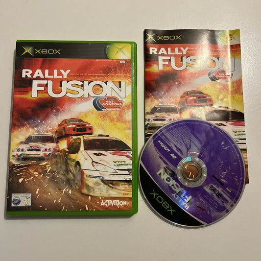 Rally Fusion: Race of Champions - Microsoft Xbox Original PAL Game With Manual