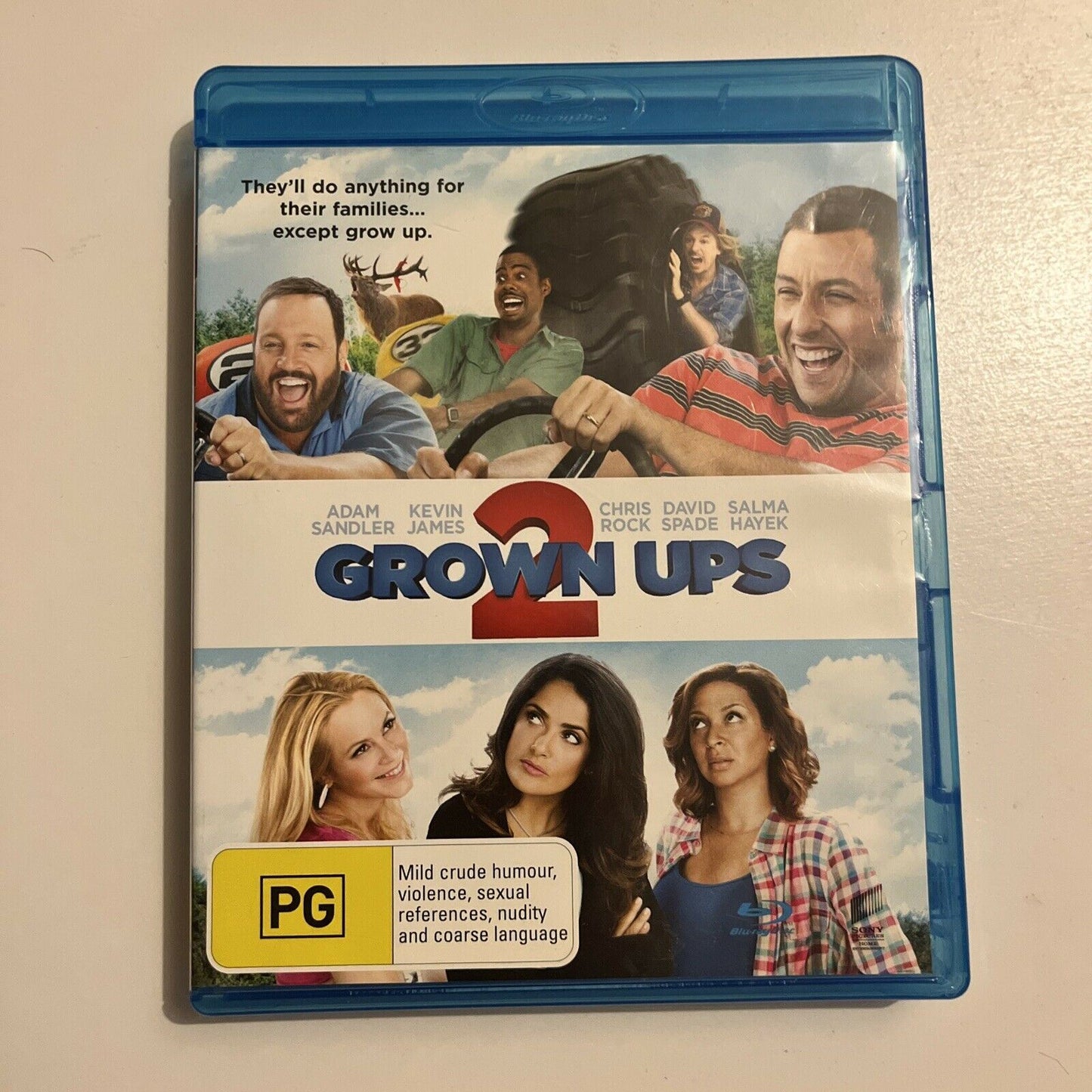 Grown Ups 2 Blu Ray 2013 Adam Sandler Kevin James Chris Rock Reg Retro Unit 7339