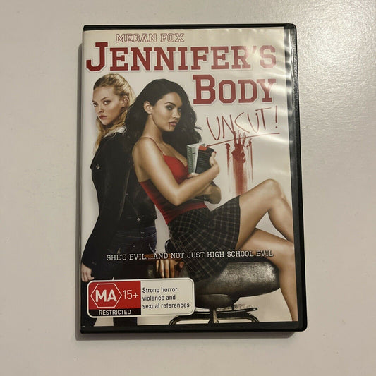 Jennifer's Body (DVD, 2009) Megan Fox, Amanda Seyfried. Comedy Horror. Region 4
