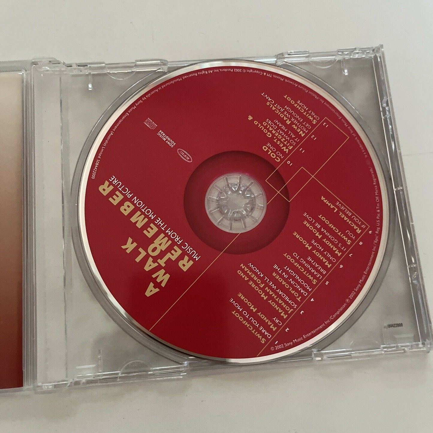 A Walk To Remember - Music From The Motion Picture (CD, 2002)