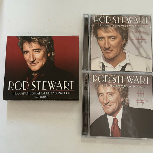 Rod Stewart - The Complete Great American Songbook Vols I,II,III,IV (CD, 4-Disc)