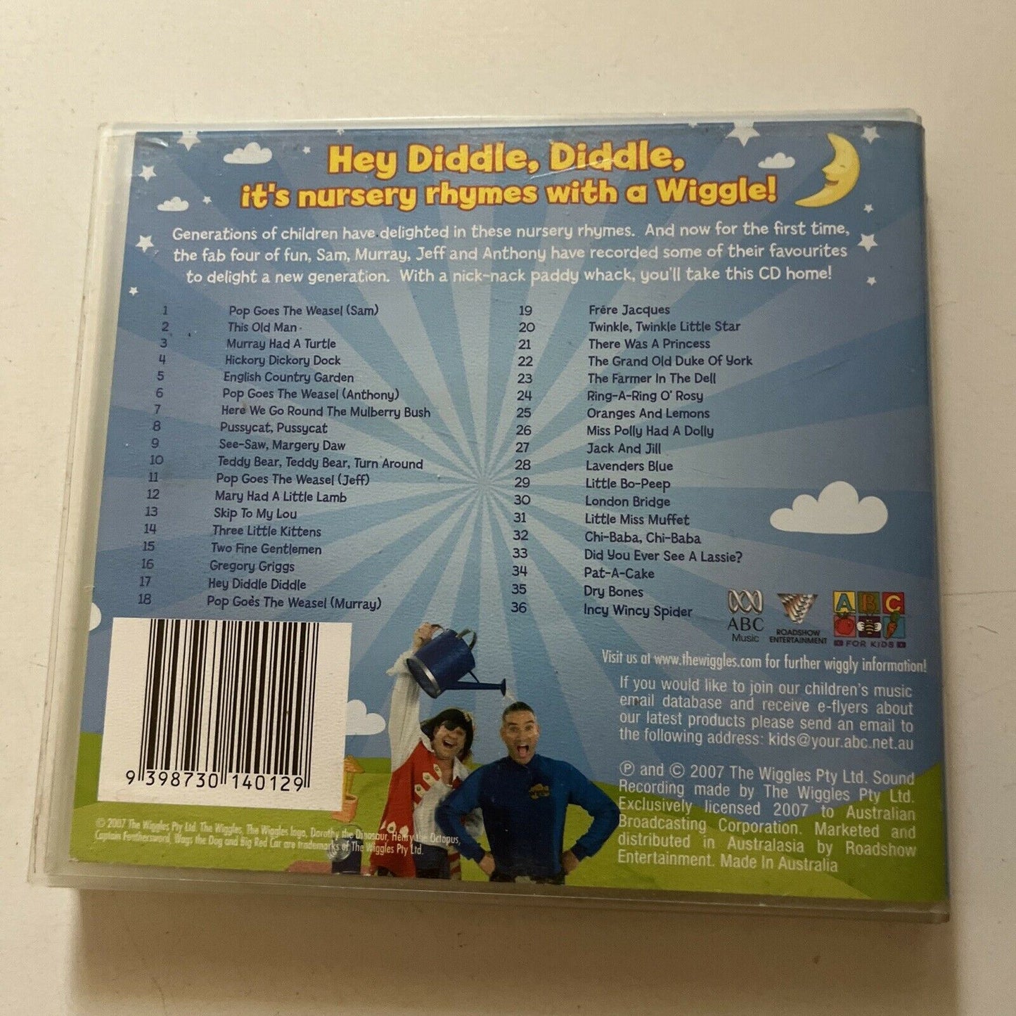 The Wiggles - Pop Go The Wiggles Nursery Rhymes And Songs (CD, 2007)