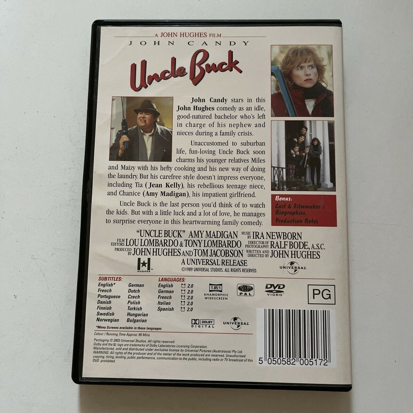 Uncle Buck (DVD, 1989) John Candy, Macaulay Culkin. Region 4