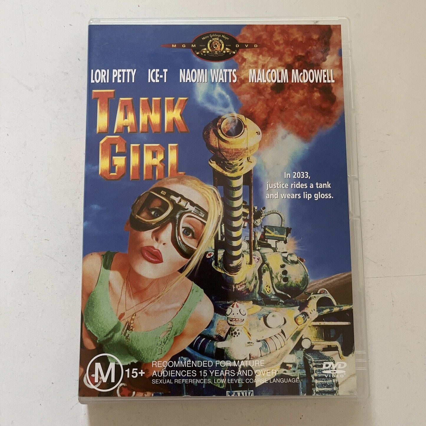 Tank Girl (DVD, 1995) Naomi Watts, Ice-T, Malcolm McDowell Region 4