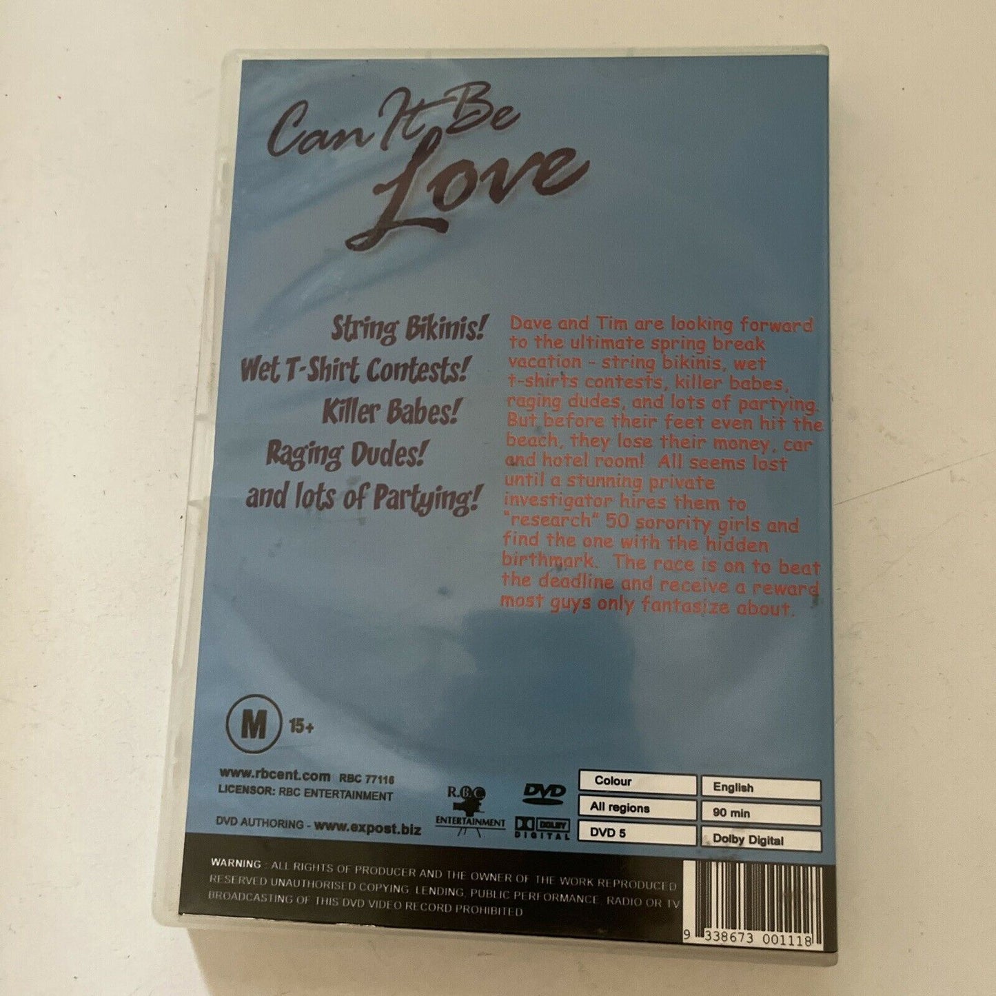 Can It Be Love (DVD, 1992) Charles Klausmeyer, Richard Beaumont All Regions