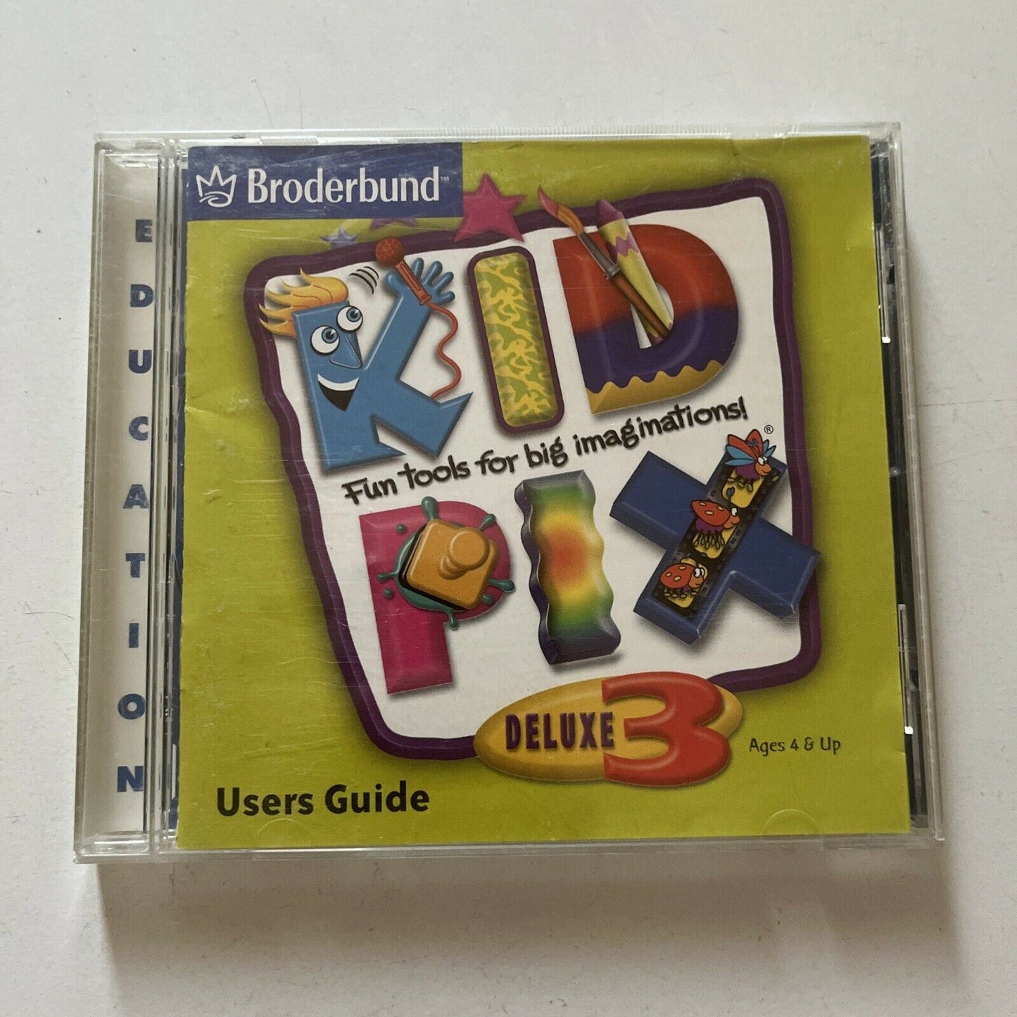 Broderbund: Kid Pix - Deluxe 3 PC/Mac CD-ROM 2000