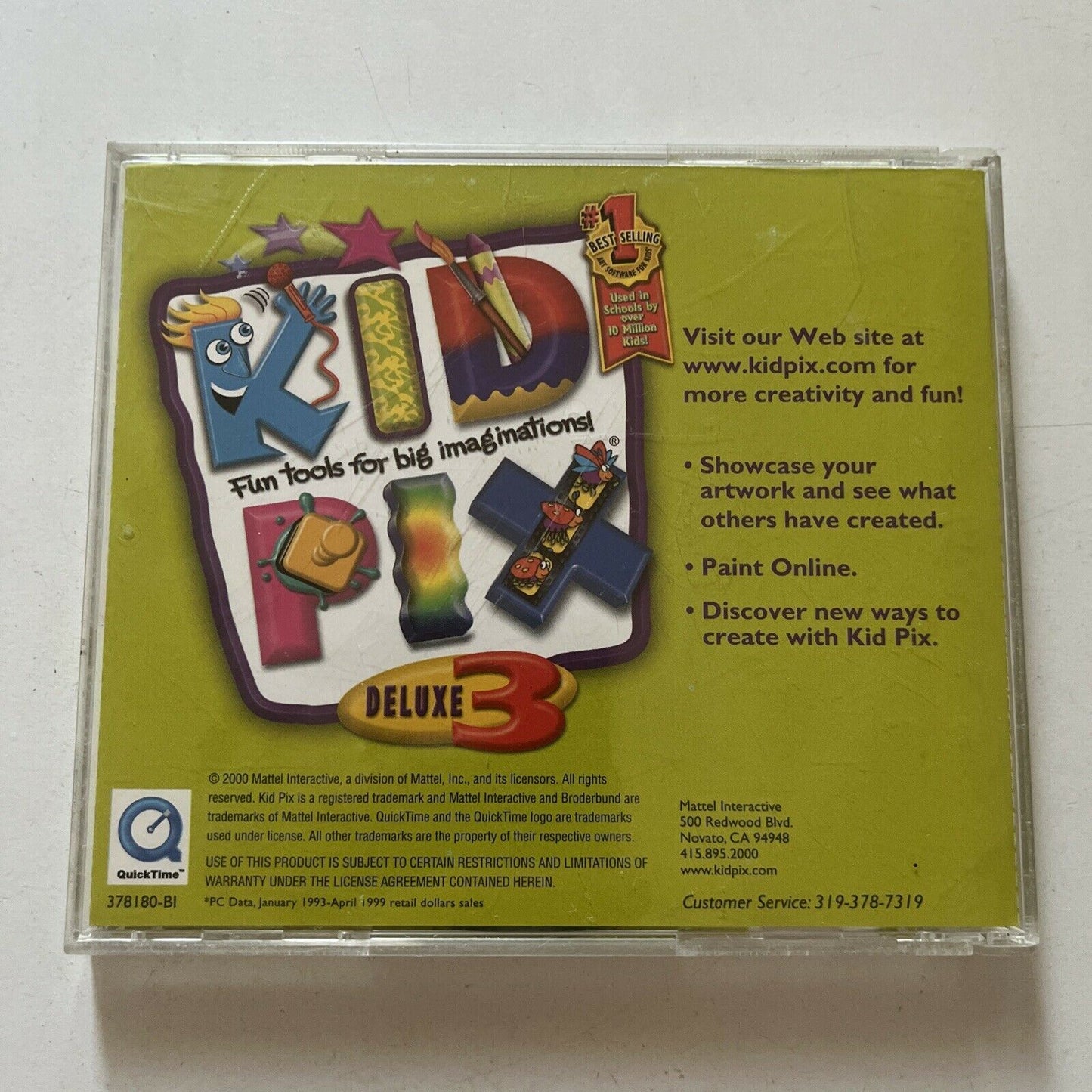 Broderbund: Kid Pix - Deluxe 3 PC/Mac CD-ROM 2000