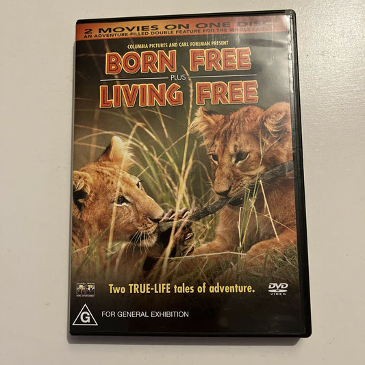 Born Free / Living Free (DVD, 1972) Region 4
