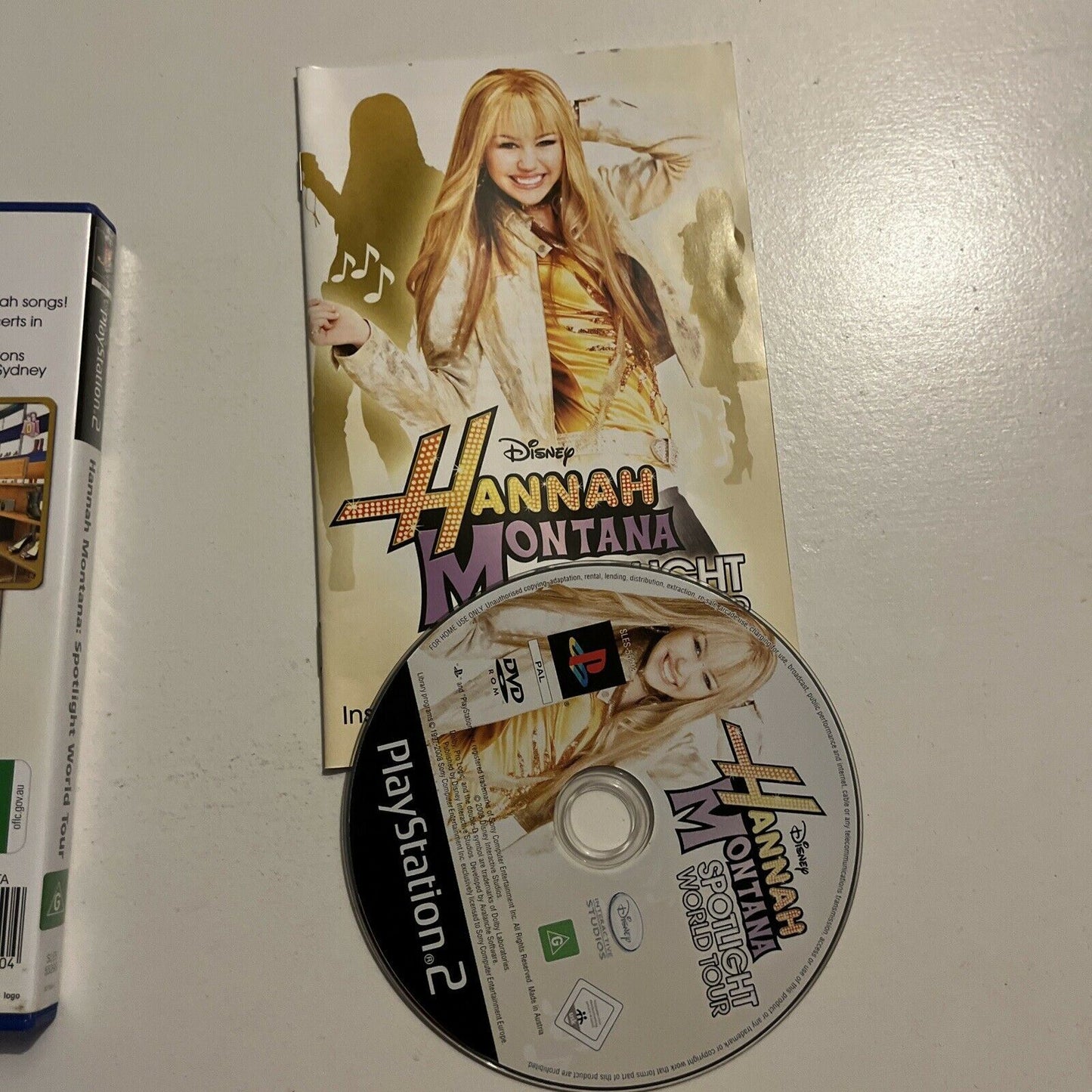 Hannah Montana Spotlight World Tour - Sony PS2 Including Manual PAL