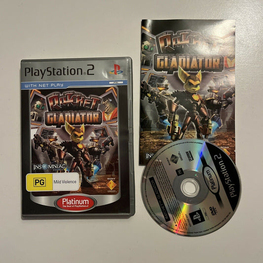 Ratchet Gladiator - Playstation 2 Sony Ps2 With Manual PAL