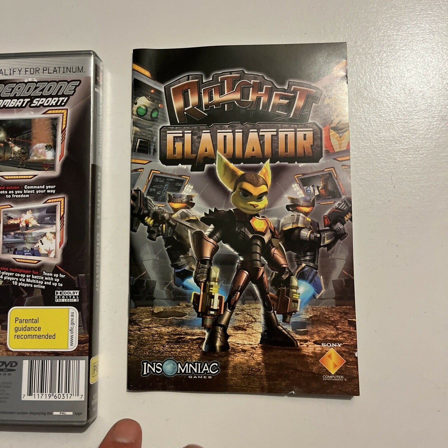 Ratchet Gladiator - Playstation 2 Sony Ps2 With Manual PAL