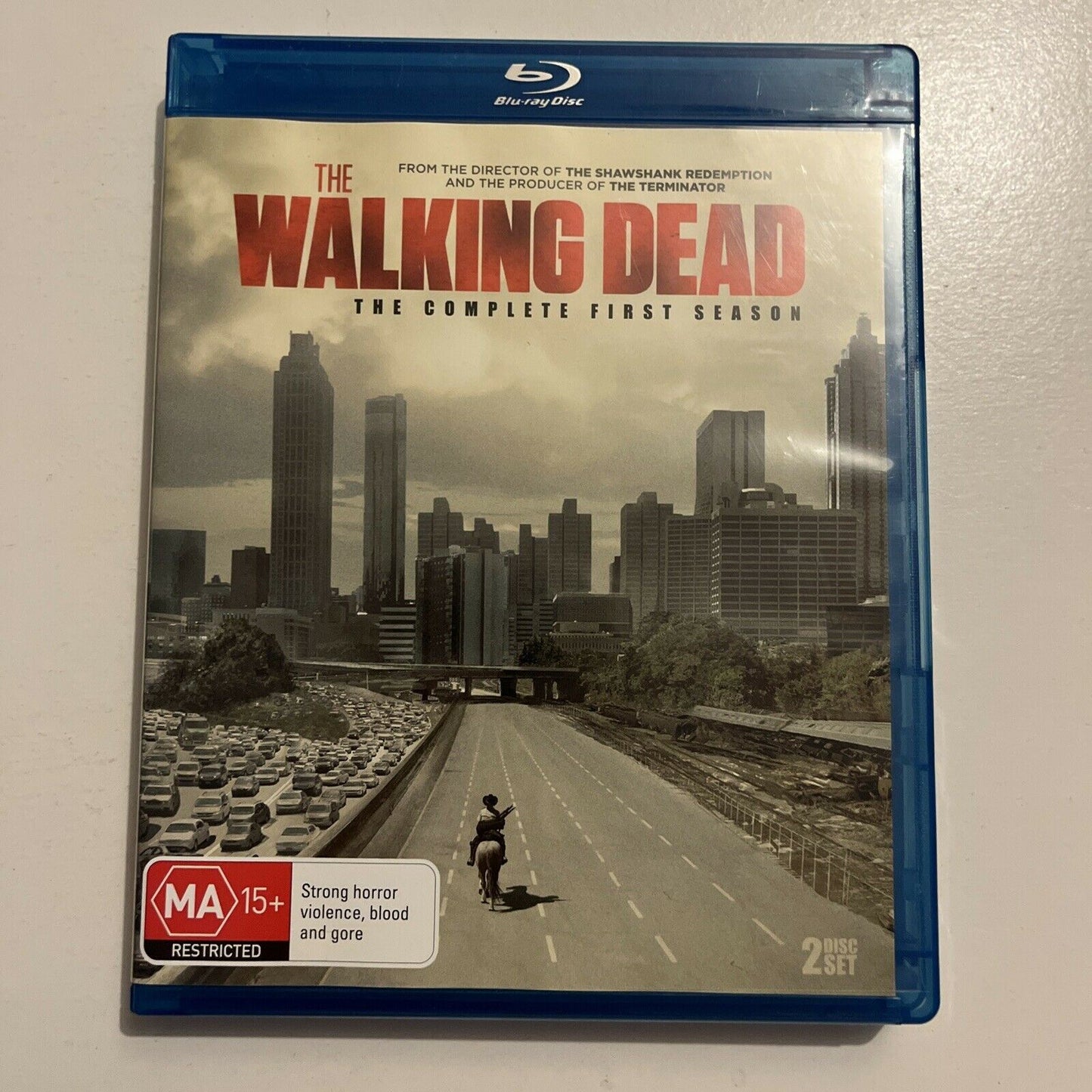 The Walking Dead : Season 1 (Blu-ray, 2012, 2-Disc Set) Andrew Lincoln Region B