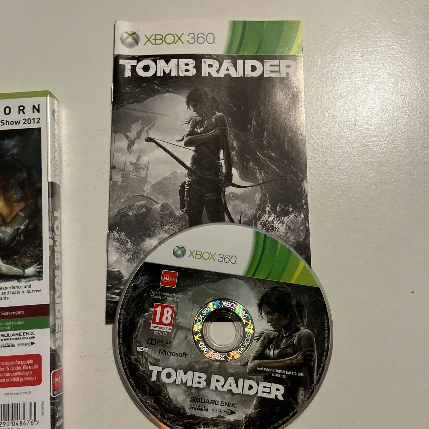 Tomb Raider - Microsoft Xbox 360 - Includes Manual PAL