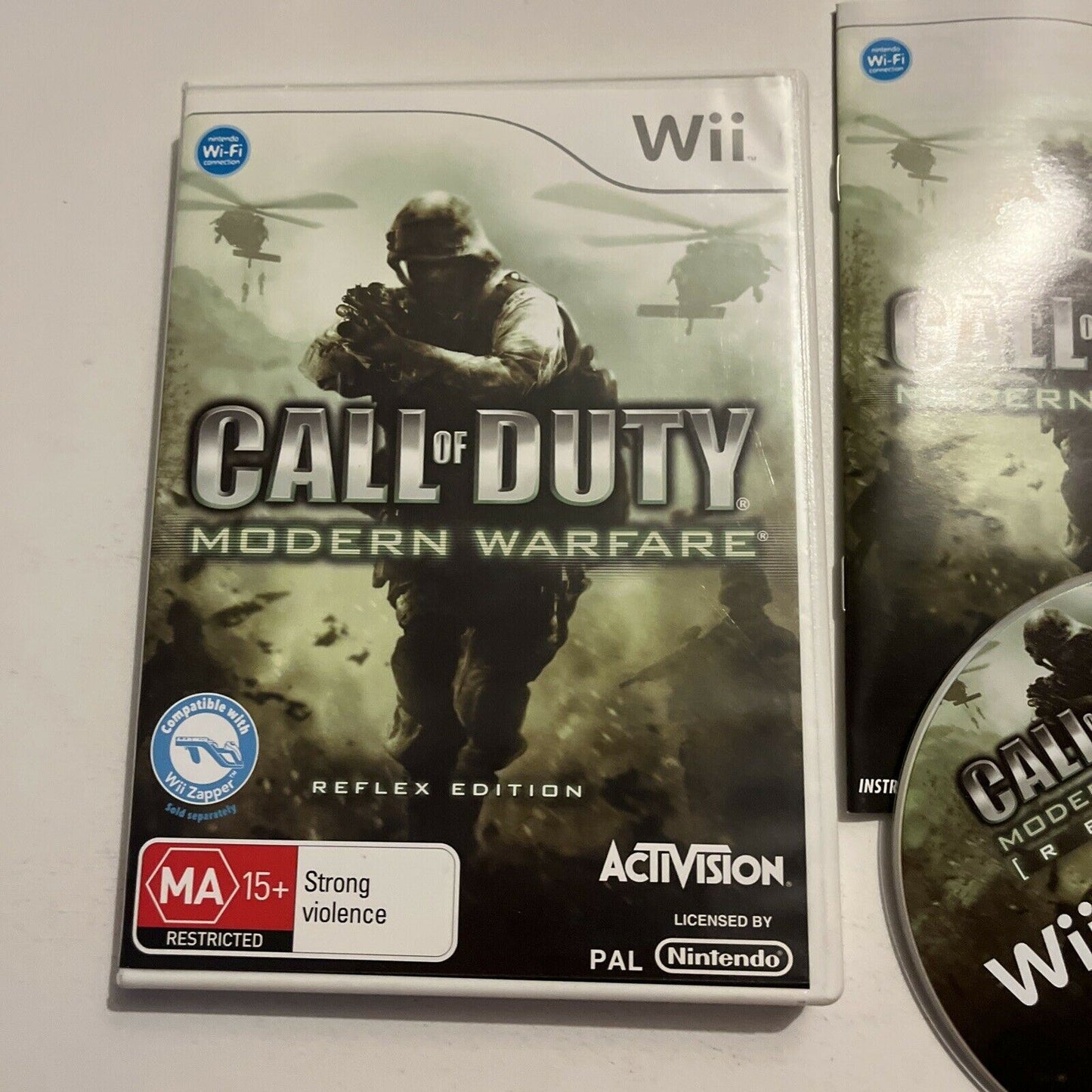 Call of Duty: Modern Warfare - Reflex Edition Nintendo Wii PAL With Manual