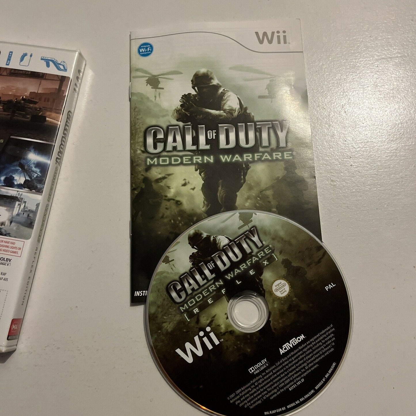 Call of Duty: Modern Warfare - Reflex Edition Nintendo Wii PAL With Manual