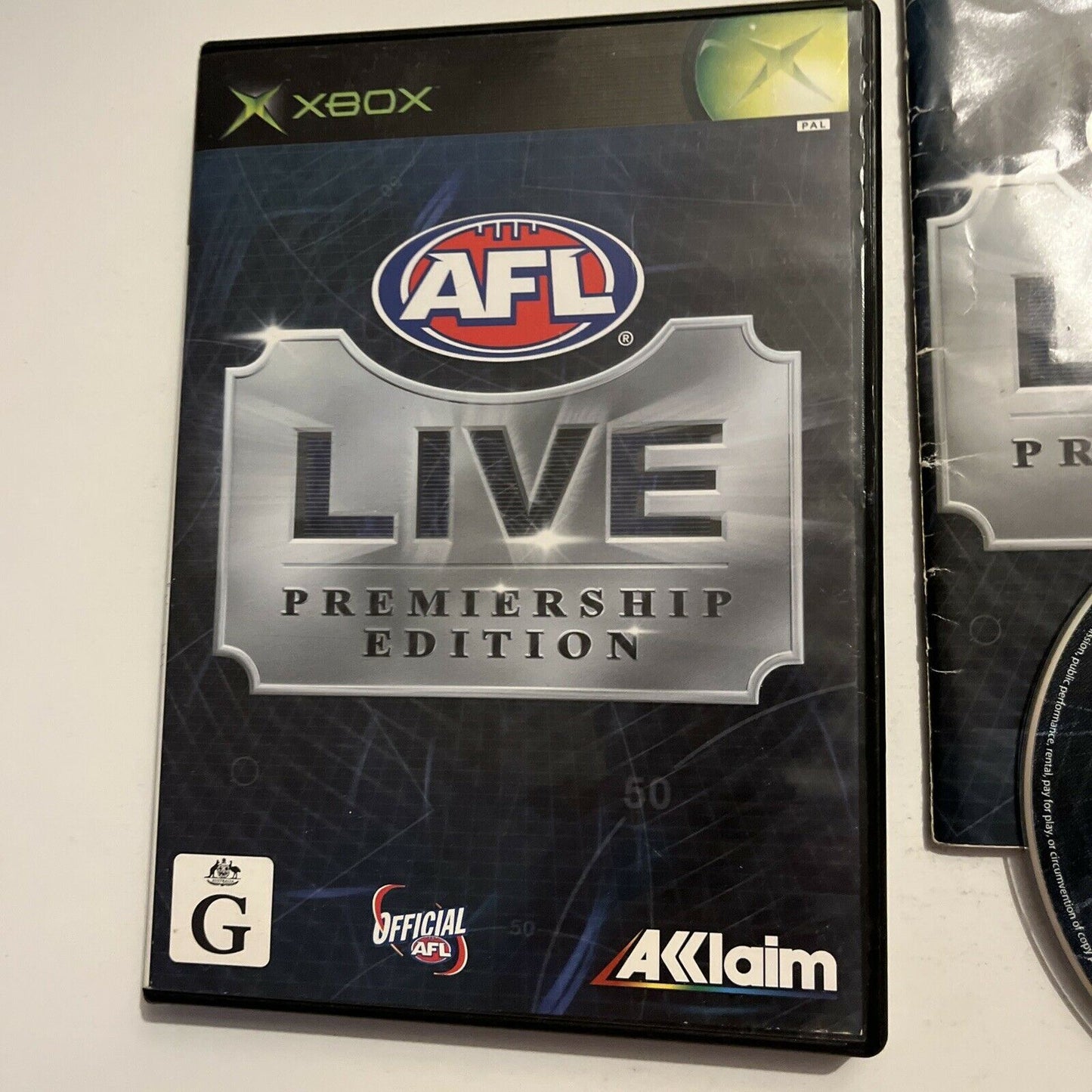 AFL Live Premiership Edition - Original Xbox With Manual PAL