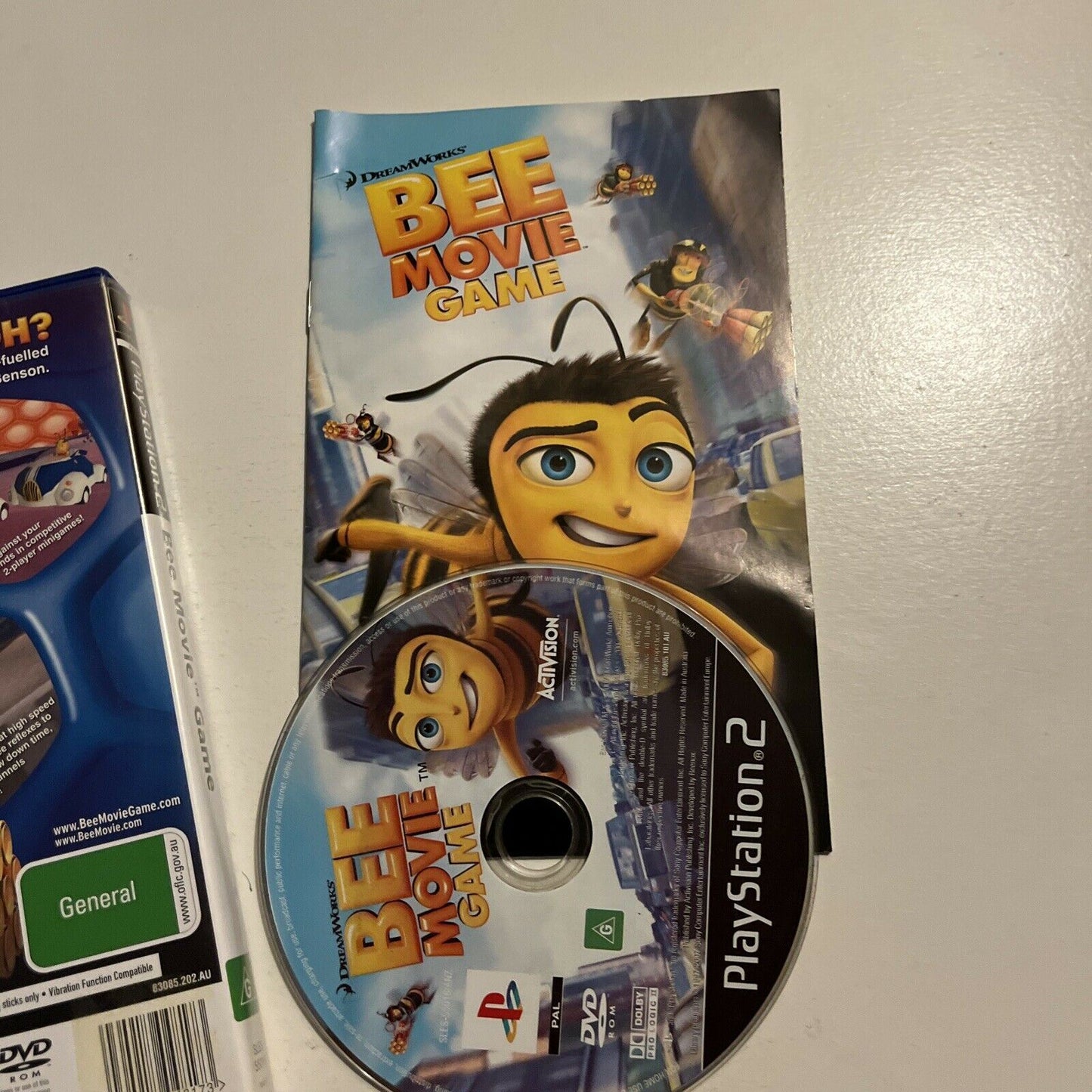 Bee Movie Game - PlayStation 2 PS2 With Manual PAL