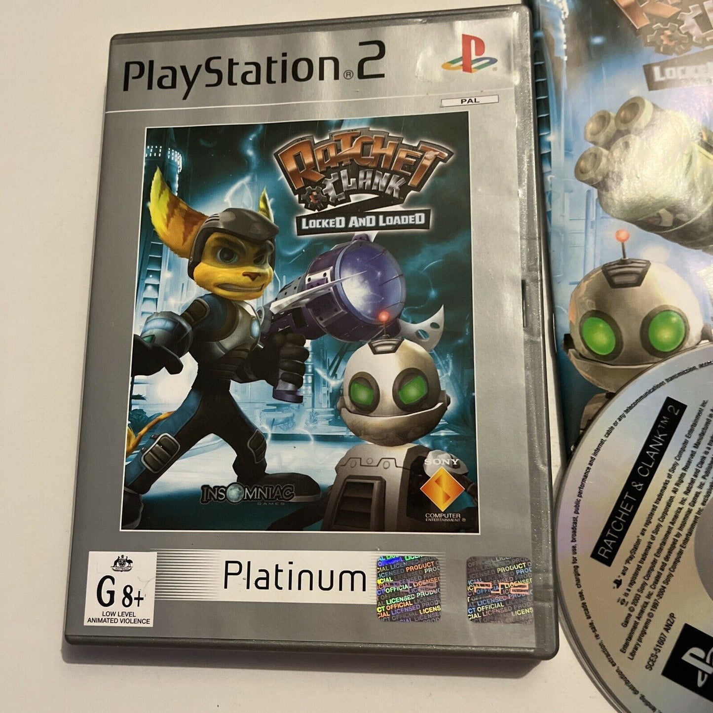 Ratchet and Clank 2: Locked and Loaded - PS2 PlayStation 2 With Manual PAL