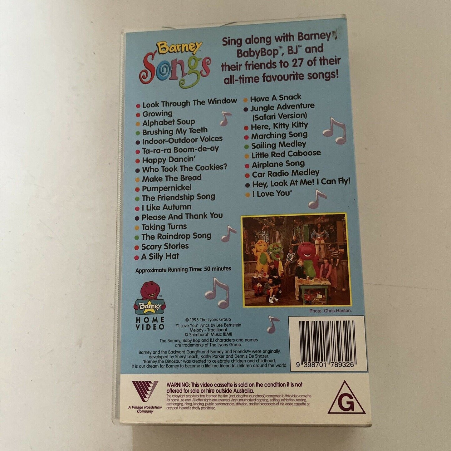 Sing & Dance with Barney / Song & Dance With Barney (VHS, 2000, 2-Tapes) PAL