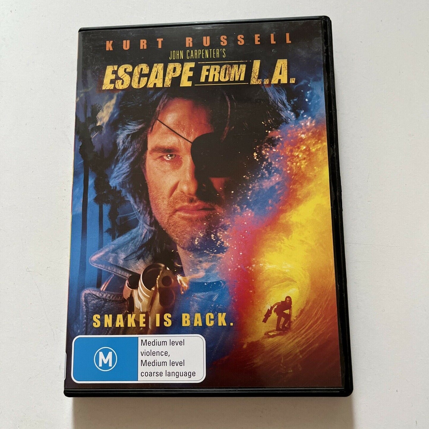 Escape From L.A. (DVD, 1996) Kurt Russell, Steve Buscemi. Region 4