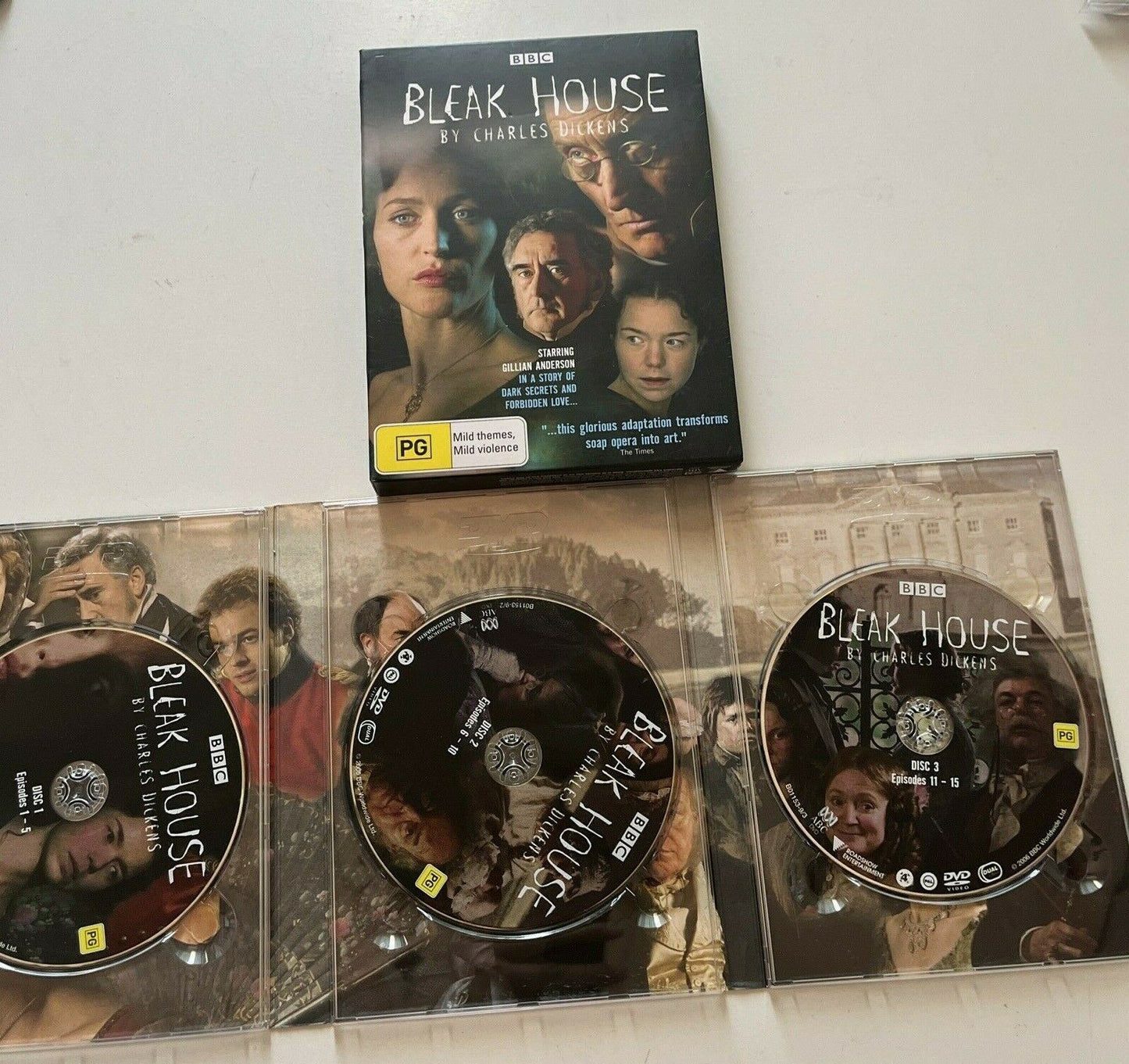 BBC: Bleak House By Charles Dickens (DVD, 2006, 3-Disc) Gillian Anderson Region4