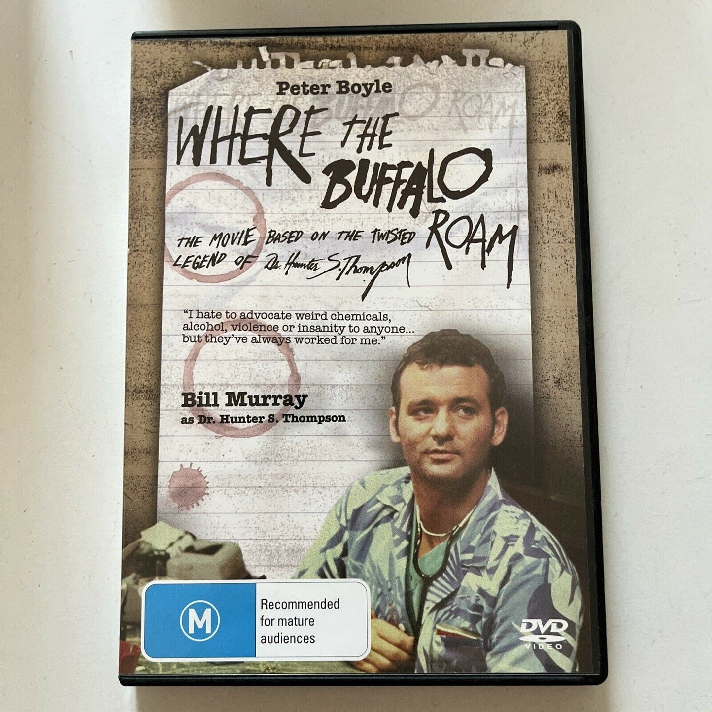 Where The Buffalo Roam (DVD, 1980) Bill Murray Region 4