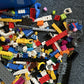 Lego Approx 2.5kg Assorted Bulk Lot With Lego Storage Box City Wheels Parts