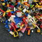 Lego Approx 2.5kg Assorted Bulk Lot With Lego Storage Box City Wheels Parts