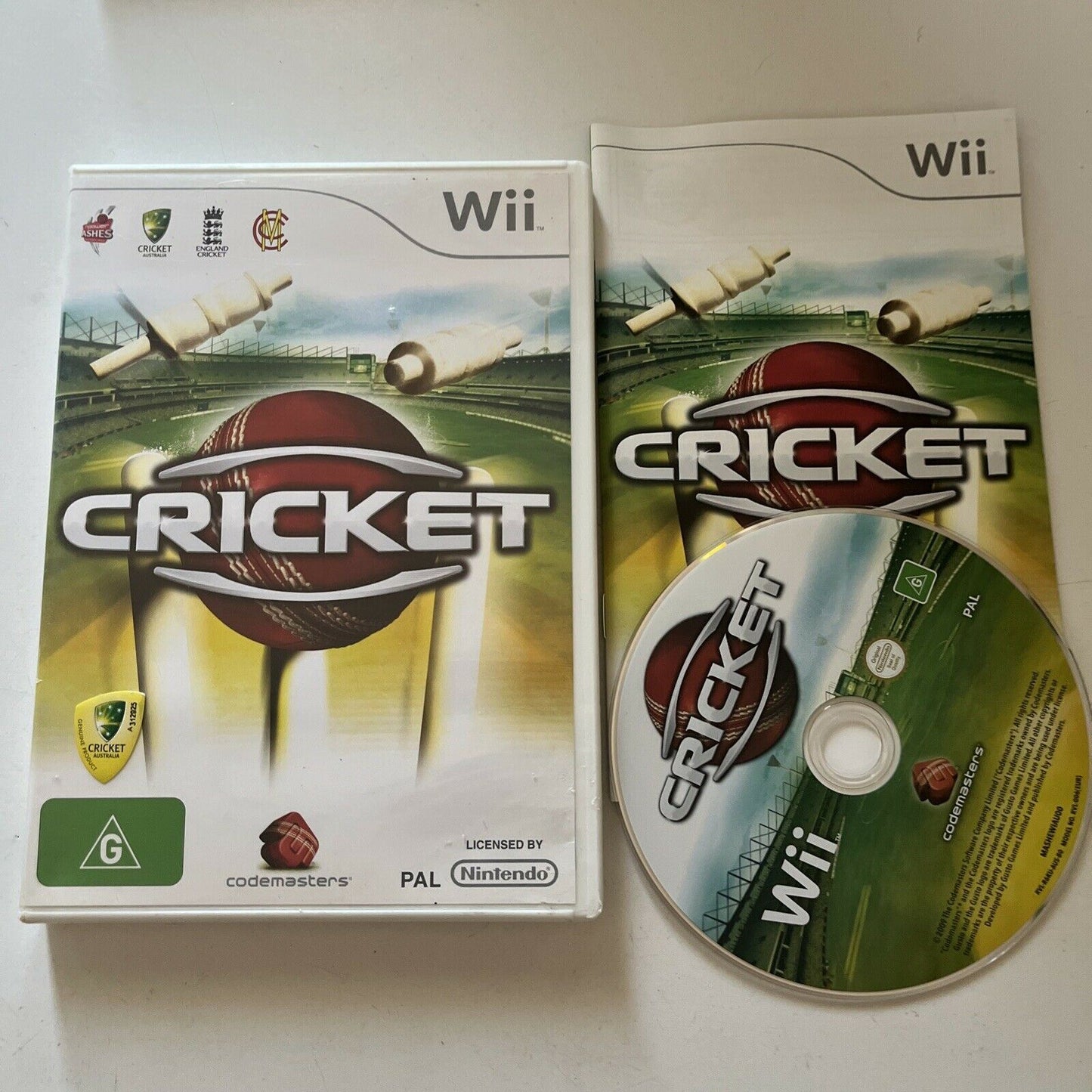 Cricket for Nintendo Wii / Wii U - Complete w Manual PAL